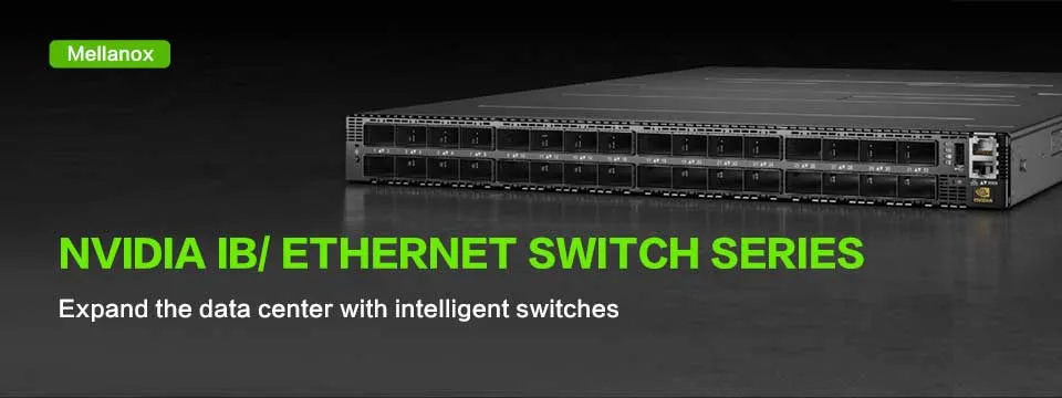 উন্নত নেটওয়ার্ক পারফরম্যান্স Mellanox Mqm8790-HS2r কোয়ান্টাম এইচডিআর ইনফিনিব্যান্ড সুইচ 40 Qsfp56 পোর্ট Nvidia 2