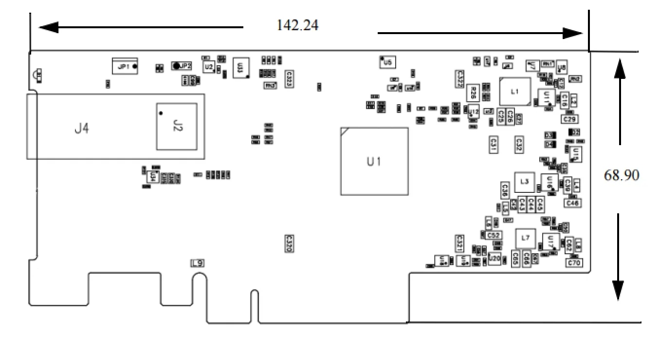 Nvidia 900-9X426-0054-Sq0 MCX414A-Bcat Connectx-4 এন নেটওয়ার্ক ইন্টারফেস কার্ড, 40/56gbe ডুয়াল-পোর্ট Qsfp28, Pcie3.0 X8, লম্বা ব্র্যাকেট 0