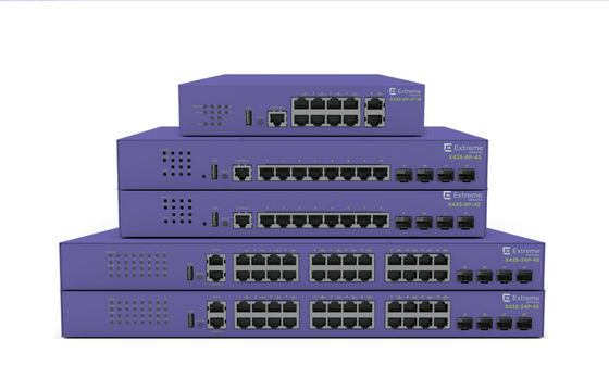 24P এক্সট্রিম নেটওয়ার্ক X435 AVB সুইচ X435 4S 68Gbps 50.6Mpps নতুন এবং মূল