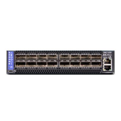 MSN2100-CB2F Mellanox ইথারনেট অর্ধ প্রস্থ 10/25GbE এবং 100GbE স্যুইচ করে