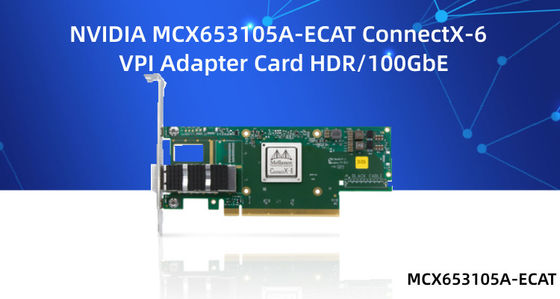 10gb Mellanox নেটওয়ার্ক কার্ড MCX653105A-ECAT-SP MCX653106A-ECAT