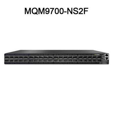 MQM9700-NS2F মেলানক্স ইনফিনিব্যান্ড সুইচ কোয়ান্টাম ২ এনডিআর সফটওয়্যার ৬৪ এনডিআর পোর্ট ৩২ ওএসএফপি পোর্ট ২ পাওয়ার