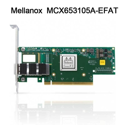 সার্ভারের জন্য 100g MCX653105A-EFAT Mellanox নেটওয়ার্ক কার্ড ConnectX-6 VPI অ্যাডাপ্টার
