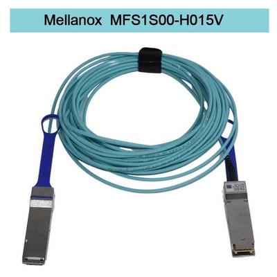 Mellanox AOC DAC কেবল MFS1S00-H015V Aoc ফাইবার কেবল দ্রুত দক্ষ ডেটা সেন্টার সংযোগ 100GbE 25GbE
