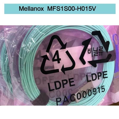 Mellanox AOC DAC কেবল MFS1S00-H015V Aoc ফাইবার কেবল দ্রুত দক্ষ ডেটা সেন্টার সংযোগ 100GbE 25GbE