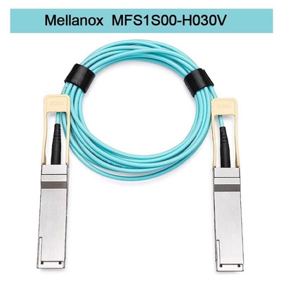 MFS1S00-H030V(980-9I440-00H030)  AOC নেটওয়ার্ক কেবল IB HDR আপ টু 200Gb/S QSFP56 30m 200GBase-AOC QSFP56 থেকে QSFP56