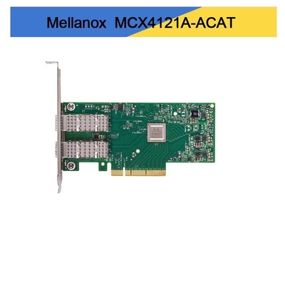 Mellanox ConnectX-4 Lx EN 25GbE ডুয়াল পোর্ট SFP28 PCIe3.0 X8 নেটওয়ার্ক ইন্টারফেস কার্ড MCX4121A-ACAT
