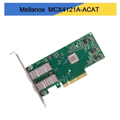 Mellanox ConnectX-4 Lx EN 25GbE ডুয়াল পোর্ট SFP28 PCIe3.0 X8 নেটওয়ার্ক ইন্টারফেস কার্ড MCX4121A-ACAT