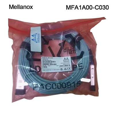সক্রিয় অপটিক্যাল AOC Mellanox 100GbE তারগুলি MFA1A00-C030 QSFP LSZH 30m