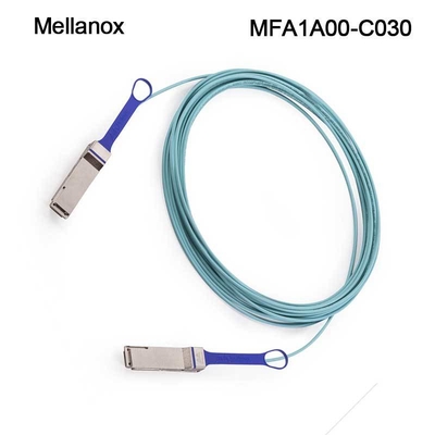 সক্রিয় অপটিক্যাল AOC Mellanox 100GbE তারগুলি MFA1A00-C030 QSFP LSZH 30m