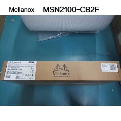 MSN2100-CB2F Mellanox ইথারনেট অর্ধ প্রস্থ 10/25GbE এবং 100GbE স্যুইচ করে