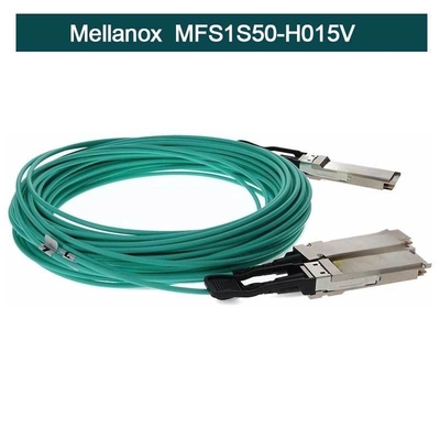 MFS1S50-H015V Mellanox Aoc কেবল InfiniBand Active Copper QSFP+ থেকে SFP+ কেবল সমাবেশ