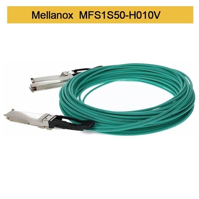 MFS1S50-H010V 200GbE থেকে 2x100GbE সক্রিয় ফাইবার অপটিক কেবল ইনফিনিব্যান্ড কেবলস মেলানক্স এওসি কেবল