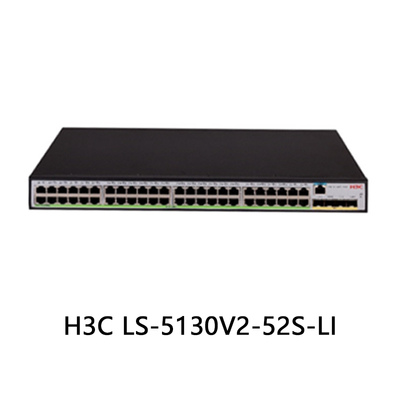 H3c Ls-5130V2-52s-Li গিগাবিট সুইচ, স্মার্ট নেটওয়ার্কিংয়ের জন্য ৫২টি পোর্ট সহ