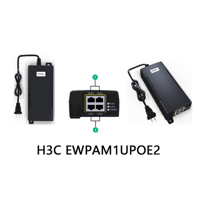 H3c Ewpam1upoe2 60-পোর্ট 55W-1V-1.1A-DC নেটওয়ার্ক পাওয়ার অ্যাডাপ্টার >200Mbps কার্টন