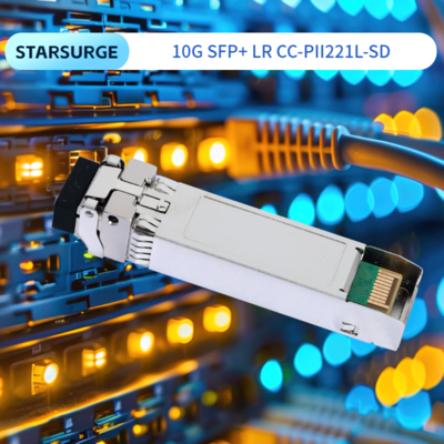 10GB/S 10km SFP+ অপটিক্যাল ট্রান্সিভার মডিউল Cc-Pii221L-Xd