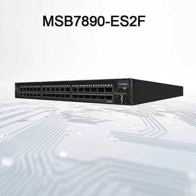 IB 2 ভিত্তিক EDR 1U Mellanox নেটওয়ার্ক স্যুইচ 36 QSFP28 পোর্ট MSB7890-ES2F