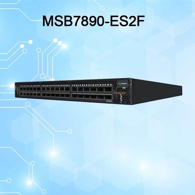 IB 2 ভিত্তিক EDR 1U Mellanox নেটওয়ার্ক স্যুইচ 36 QSFP28 পোর্ট MSB7890-ES2F