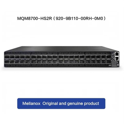 MQM8700-HS2F কোয়ান্টাম মেলানক্স এইচডিআর সুইচ 40 পোর্ট 200 গিগাবাইট / এস 40 ইনফিনিব্যান্ড পোর্ট