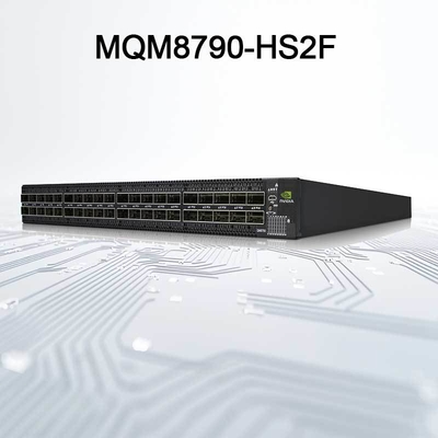 40 QSFP56 পোর্ট Mellanox কোয়ান্টাম এইচডিআর ইনফিনিব্যান্ড সুইচ 200 গিগাবাইট / সেকেন্ড MQM8790-HS2F