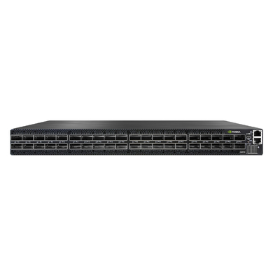 MQM9790-NS2F InfiniBand Mellanox Network Switch 64 Ports 400Gb/S 32 OSFP পোর্ট অব্যবস্থাপিত
