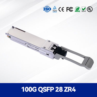 ডেটা সেন্টারের জন্য প্রিমিয়াম 100G QSFP28 ZR4 80KM ফাইবার অপটিক্যাল ট্রান্সিভার মডিউল