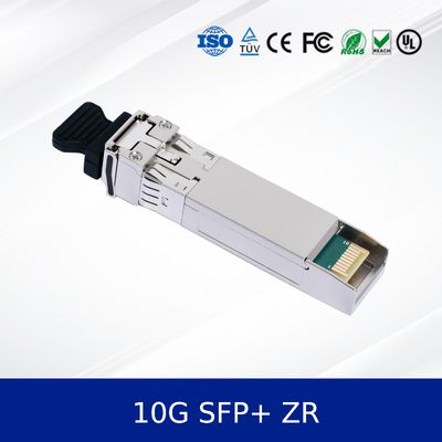অপটিক্যাল ট্রান্সিভার মডিউল 10G SFP+ ZR এক্সটেন্ডেড রিচ, এপিডি রিসিভার, শিল্প তাপমাত্রা