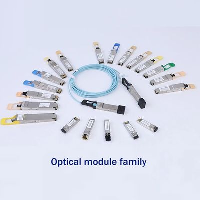 অপটিক্যাল ট্রান্সসিভার মডিউল 200G QSFP56 SR4 AOC 3m ক্যাবল 200G ইথারনেট OM4 MMF এর জন্য, কম শক্তি, CMIS সামঞ্জস্যপূর্ণ