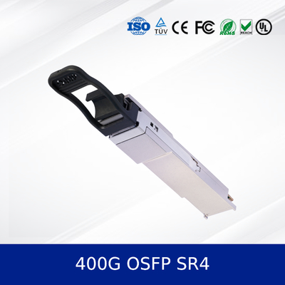 400G OSFP SR4 অপটিক্যাল ট্রান্সসিভার মডিউল 100m OM4, MPO-12, ডেটা-সেন্টার ইথারনেটের জন্য CMIS 5.0
