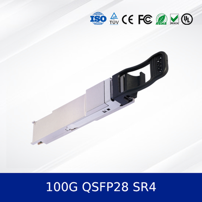 Qsfp-100g-Sr4 100gbase-Sr4 Qsfp28 অপটিক্যাল ট্রান্সিভার মডিউল 850nm 100m Dom MPO-12 Mmf ফাইবার অপটিক ট্রান্সিভার