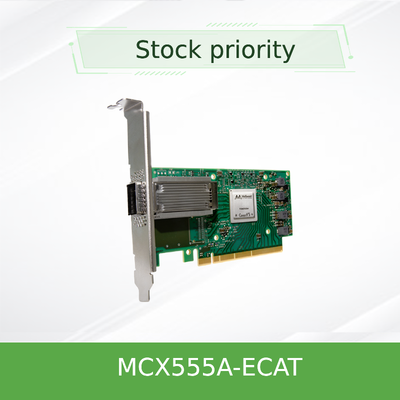 MCX555A-ECAT Mellanox নেটওয়ার্ক কার্ড ConnectX-5 VPI অ্যাডাপ্টার EDR / 100GbE