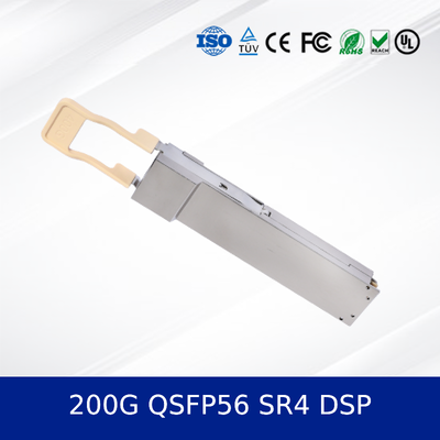 ইথারনেট উচ্চ-পারফরম্যান্স 200G QSFP56 SR4 DSP অপটিক্যাল ট্রান্সসিভার মডিউল নতুন