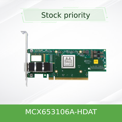 MCX653106A-HDAT Mellanox নেটওয়ার্ক কার্ড 200Gb/S 4*50Gb/S ইথারনেট পোর্ট