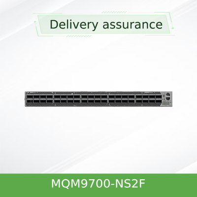 MQM9700-NS2F মেলানক্স ইনফিনিব্যান্ড সুইচ কোয়ান্টাম ২ এনডিআর সফটওয়্যার ৬৪ এনডিআর পোর্ট ৩২ ওএসএফপি পোর্ট ২ পাওয়ার