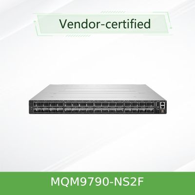 MQM9790-NS2F(920-9B210-00FN-0D0) ইনফিনিব্যান্ড মেলানোক্স নেটওয়ার্ক সুইচ ৬৪ পোর্টস ৪০০জিবি/এস ৩২ ওএসএফপি পোর্টস, আনম্যানেজড