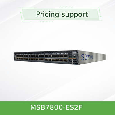 MSB7800-ES2F 36 Port Mellanox ইথারনেট উচ্চ কার্যক্ষমতা সুইচ করে