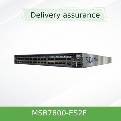 সুইচ-আইবি 2 ভিত্তিক EDR InfiniBand Mellanox নেটওয়ার্ক স্যুইচ MSB7800-ES2F