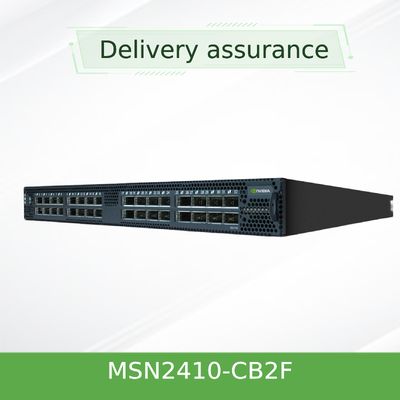 25Gb 100GbE Mellanox নেটওয়ার্ক স্যুইচ MSN2410-CB2F 1U 48 SFP28 পোর্ট