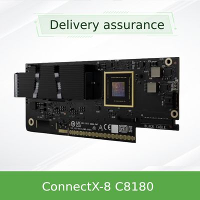 Nvidia Connectx-8 অ্যাডাপ্টার C8180 (900-9X81E-00EX-DT0) সিঙ্গেল-কেজ Osfp ইনফিনিব্যান্ড: 800gbs Xdr Ib
