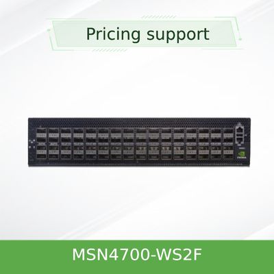 32 QSFP-DD ওপেন সোর্স Mellanox ইথারনেট সুইচ 400GbE 1U MSN4700-WS2F