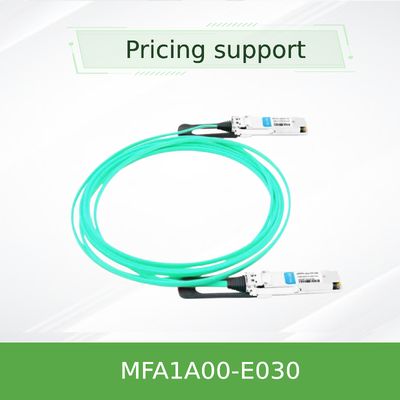 VCSEL ভিত্তিক QSFP Mellanox AOC ক্যাবল MFA1A00-E030 IB EDR 100Gb/S পর্যন্ত