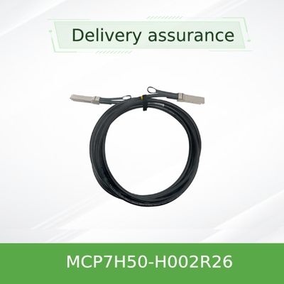 MCP7H50-H002R26 Mellanox Infiniband Cable 200Gb/S থেকে 2x100Gb/S 2.0m