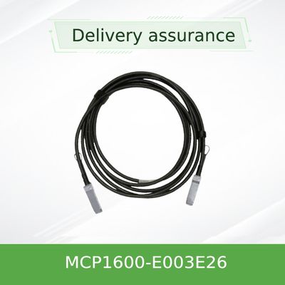 MCP1600-E003E26 সরাসরি সংযুক্ত কপার তারের InfiniBand EDR 100Gb/S QSFP28 3m কালো 26AWG পর্যন্ত