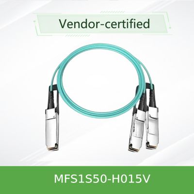 OEM Mellanox স্প্লিটার কেবল AOC 100g MFS1S50-H015V VPI HDR এবং ETH 15m