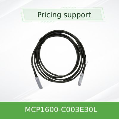ইথারনেট Mellanox Qsfp DAC কেবল MCP1600-C003E30L 100GbE 3m