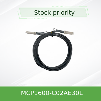 2.5m 100GbE QSFP28 Mellanox DAC কেবল নেটওয়ার্ক MCP1600-C02AE30L