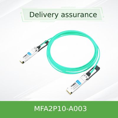 25GbE ইথারনেট Mellanox AOC সক্রিয় অপটিক্যাল কেবল MFA2P10-A003 SFP28 3m