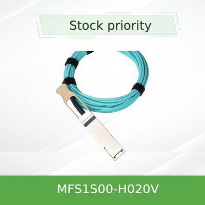 কনসোল Mellanox AOC কেবল MFS1S00-H020V IB HDR পর্যন্ত 200Gb/S QSFP56 20m নেটওয়ার্ক কেবল