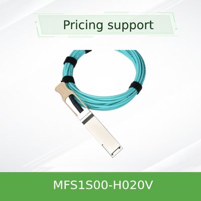 IB 200G 20M QSFP56 Mellanox AOC কেবল MFS1S00-H020V কানেক্ট সার্ভার