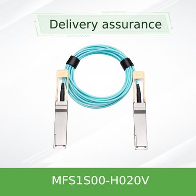 MFS1S00-H020V Mellanox AOC ক্যাবল IB HDR 200Gb/S পর্যন্ত QSFP56 20m